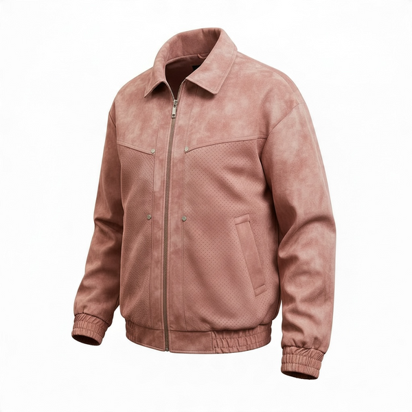 Classic Collared Bomber Jacket