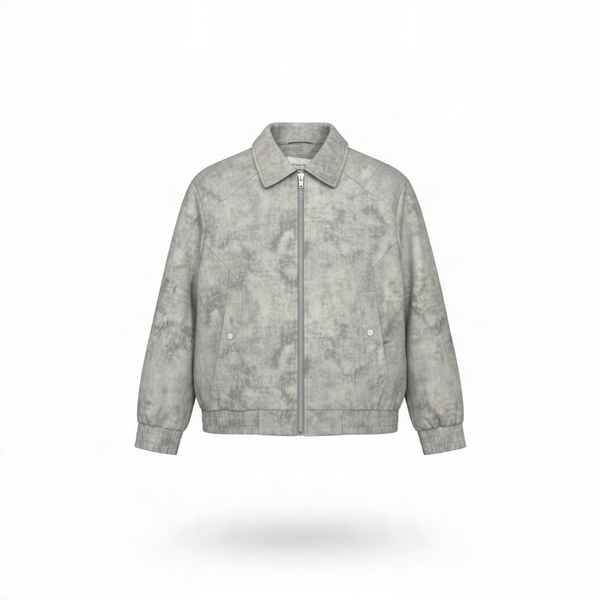 Classic Collared Bomber Jacket